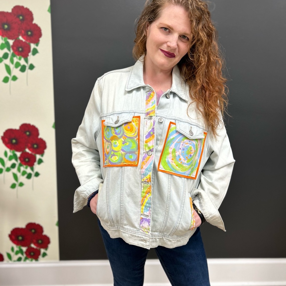 Women's Artistic Denim Jacket